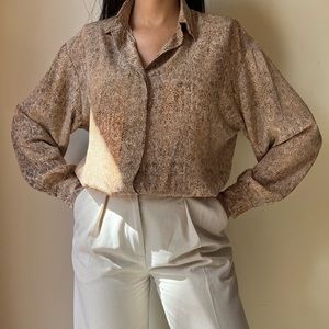 The perfect animal print blouse